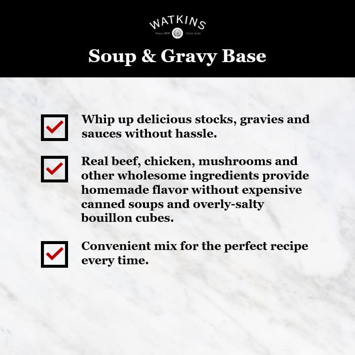 Watkins Soup and Gravy Base, Beef, 19 oz., 1 Count