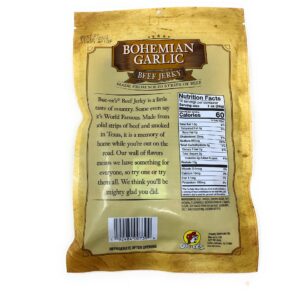 Buc-ee's Bohemian Garlic Beef Jerky 10oz - 1 bag