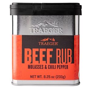 traeger grills spc169 beef rub with molasses & chili powder