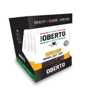 oh boy! oberto classics thin style original beef jerky, 2.2 ounce (pack of 8)