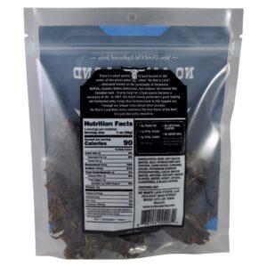 No Man’s Land BLACK PEPPER Beef Jerky High Protein Low Calorie Low Carb Beef Snack 6.0oz Bag