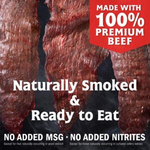 Jack Link's Steak Strips, Beef Jerky, Original Flavor, Snack Bags, Extra Thick Cut Protein Snacks, Ready to Eat - 9g of Protein and 70 Calories Per Serving, Made with Premium Beef, 8 Ounce (Pack of 2)