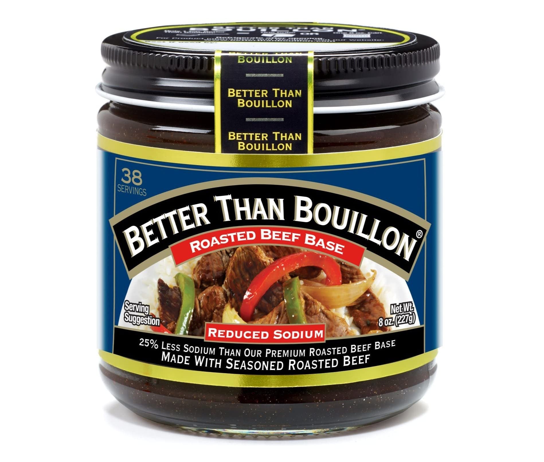 All Natural Reduce Sodium Beef Base 8oz