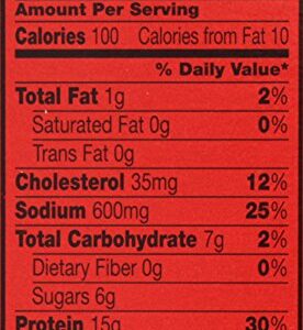 Jack Link's Beef Jerky, Teriyaki, 1.25 oz. Bags, 10 Count - Flavorful Meat Snack for Lunches & More, 14g Protein, 100 Calories, Made with 100% Beef - 96% Fat Free, No Added MSG** or Nitrates/Nitrites