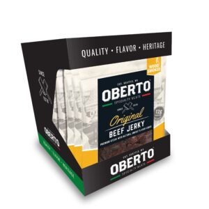 oberto specialty meats original beef jerky, 2.7 ounce (pack of 8)