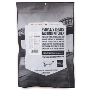 People's Choice Beef Jerky - Tasting Kitchen - Orange Honey Teriyaki - Camping Food, Backpacking Snacks, Road Trip Snacks - High Protein Low Sodium Healthy Snacks - 1 Pound, 16 oz - 1 Bag