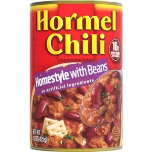 Hormel Chili Hormel Home Style Chili With Beans, 15 Ounce (Pack of 12)