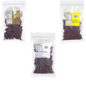 OLD TRAPPER BEEF JERKY VARIETY 10 OZ (PACK OF 3 BAGS)