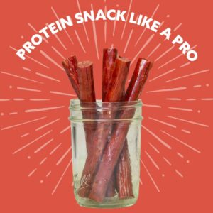 PureProSTICKS - 24 pack of Low Sugar 100% Grass Fed Beef Sticks - Original Flavor Mild - Delicious Gluten Free Beef Snack - High Protein Keto & Paleo Friendly - 24 Beef Sticks