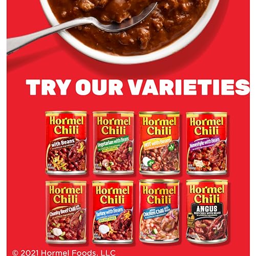 Hormel Chili With Bean & DINTY MOORE Beef Stew Variety Pack, 15 oz. cans (8-pack)