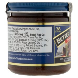 All Natural Reduce Sodium Beef Base 8oz