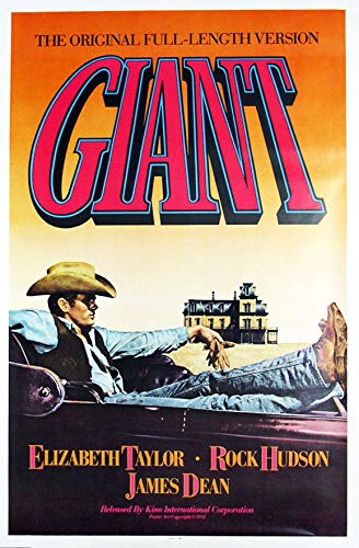 GIANT XL CANVAS PRINT Vintage movie poster " " James Dean Elizabeth Taylor Paintings Oil Painting Original Drawing Photo Wall Art (20x30inch NO Framed)