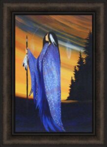 home cabin décor truth by betty albert 16x22 native american woman cree indian framed art print picture