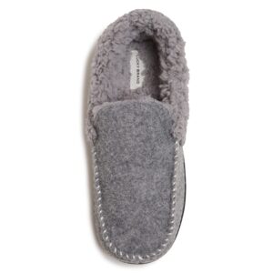 lucky brand mens faux wool a-line slippers with memory foam