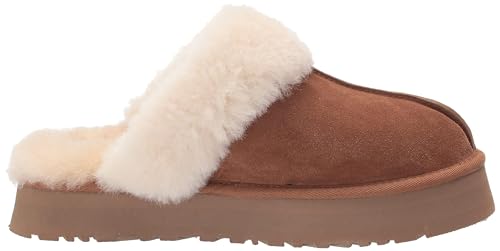 UGG Women's Disquette Slipper, Chestnut, 8