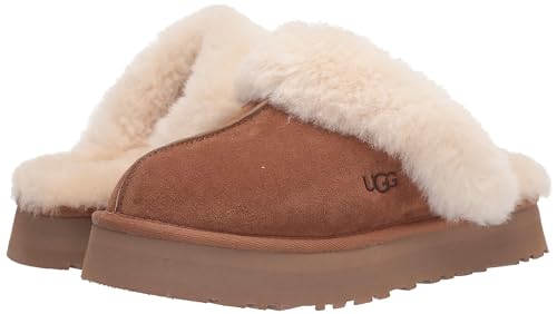 UGG Women's Disquette Slipper, Chestnut, 8