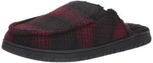 eddie bauer men's oliver slippers | house slippers for men | cushioned footbed lightweight slip-on bedroom shoes with rubber outsole