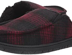 Eddie Bauer Men's Oliver Slippers | House Slippers for Men | Cushioned Footbed Lightweight Slip-On Bedroom Shoes with Rubber Outsole