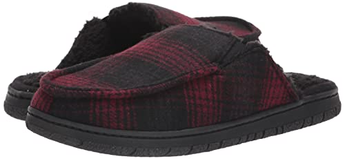 Eddie Bauer Men's Oliver Slippers | House Slippers for Men | Cushioned Footbed Lightweight Slip-On Bedroom Shoes with Rubber Outsole