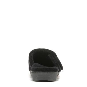 VIONIC Women's Gemma Mule Slipper, Black, 9 M