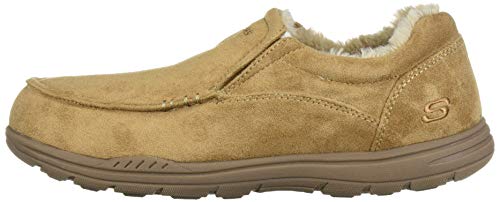 Skechers Men's 66445 Expected X Slipper, Tan, 11 Medium US