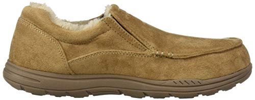 Skechers Men's 66445 Expected X Slipper, Tan, 11 Medium US