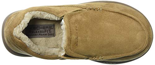 Skechers Men's 66445 Expected X Slipper, Tan, 11 Medium US