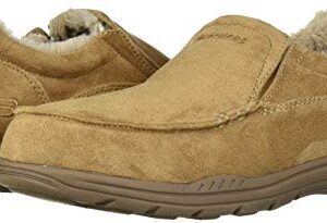 Skechers Men's 66445 Expected X Slipper, Tan, 11 Medium US