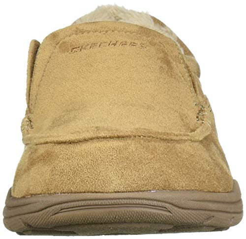 Skechers Men's 66445 Expected X Slipper, Tan, 11 Medium US