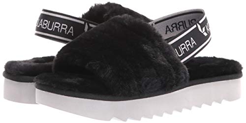 Koolaburra by UGG Women's Fuzz'n Ii Slipper, Black, 9 US