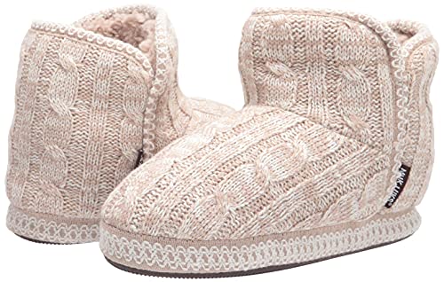 MUK LUKS Women's Leigh Slipper, Fairy Dust/Ivor, Medium