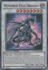 yu-gi-oh! - hundred eyes dragon (dpc5-en003) - 2011 duelist pack tin - limited edition - super rare