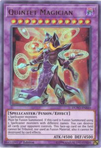 yu-gi-oh! - quintet magician - dupo-en040 - ultra rare - 1st edition - duel power