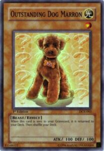 yu-gi-oh! - outstanding dog marron (dcr-062) - dark crisis - unlimited edition - common