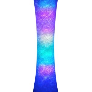 UVII RGB Floor Lamp with Remote, 62" Color Changing LED Lamp Remote Control, Dimmable Standing Lamp for Living Room, Bedroom, Gaming Room, Modern Soft Light