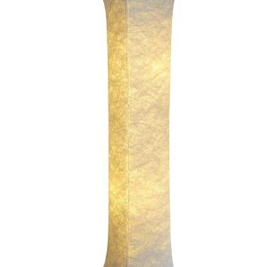 LEONC Design 52'' LED Floor Lamp & 2 Light Bulbs，Contemporary Roman Columns Standing Floor Lamps for Living Room Bedroom Warm Atmosphere(Tyvek Dupont 10 x 10 x 52 inch)