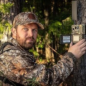 Spartan GoLive2 4G LTE Trail Camera, Live Stream,Anti-Theft GPS,On-Demand Image&Video Capture,Real-time Updates,Built-in Lithium Battery,Blackout,Areus Camo + 32GB SD Cards (2PK) (GoLive 2M 4G/LTE)