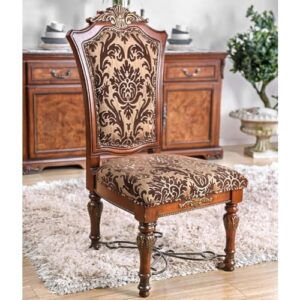 Wycian Chair Base, Boho High Chair 2PCS Brown Solid Wood 23" L 26" W 47" H Living Room Bedroom Dining Rooms Garden Kitchen Counter Chairs