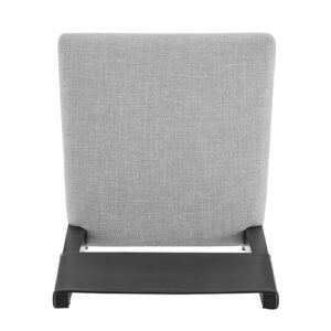 New Pacific Direct Kylo Dining Side Chair, Black/Meridien Gray