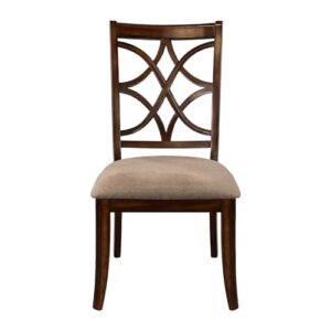 Patio Chairs for Adults, Dining Chair 20 Inch Seat Height 2PCS Cherry Seat Height 20" Wood Capacity 250LB 25.75" L 21" W 40.5" H Living Room Bedroom