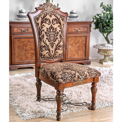 Wycian Chair Base, Boho High Chair 2PCS Solid Wood Brown Living Room Bedroom Dining Rooms Garden Kitchen Counter Chairs