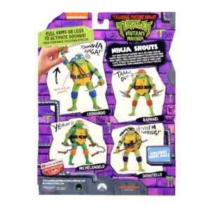 Teenage Mutant Ninja Turtles: Mutant Mayhem 5.5” Michelangelo Deluxe Ninja Shouts Figure by Playmates Toys