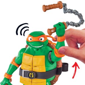 Teenage Mutant Ninja Turtles: Mutant Mayhem 5.5” Michelangelo Deluxe Ninja Shouts Figure by Playmates Toys