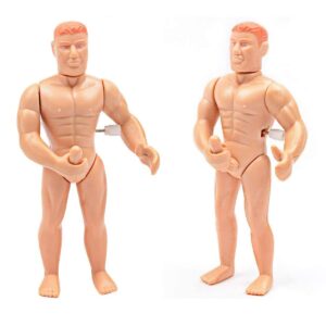 creative spoof toys for adults novelty wind up toys, funny masturbating man bachelor party novelty toys, flesh and black 13.5 x 6 cm