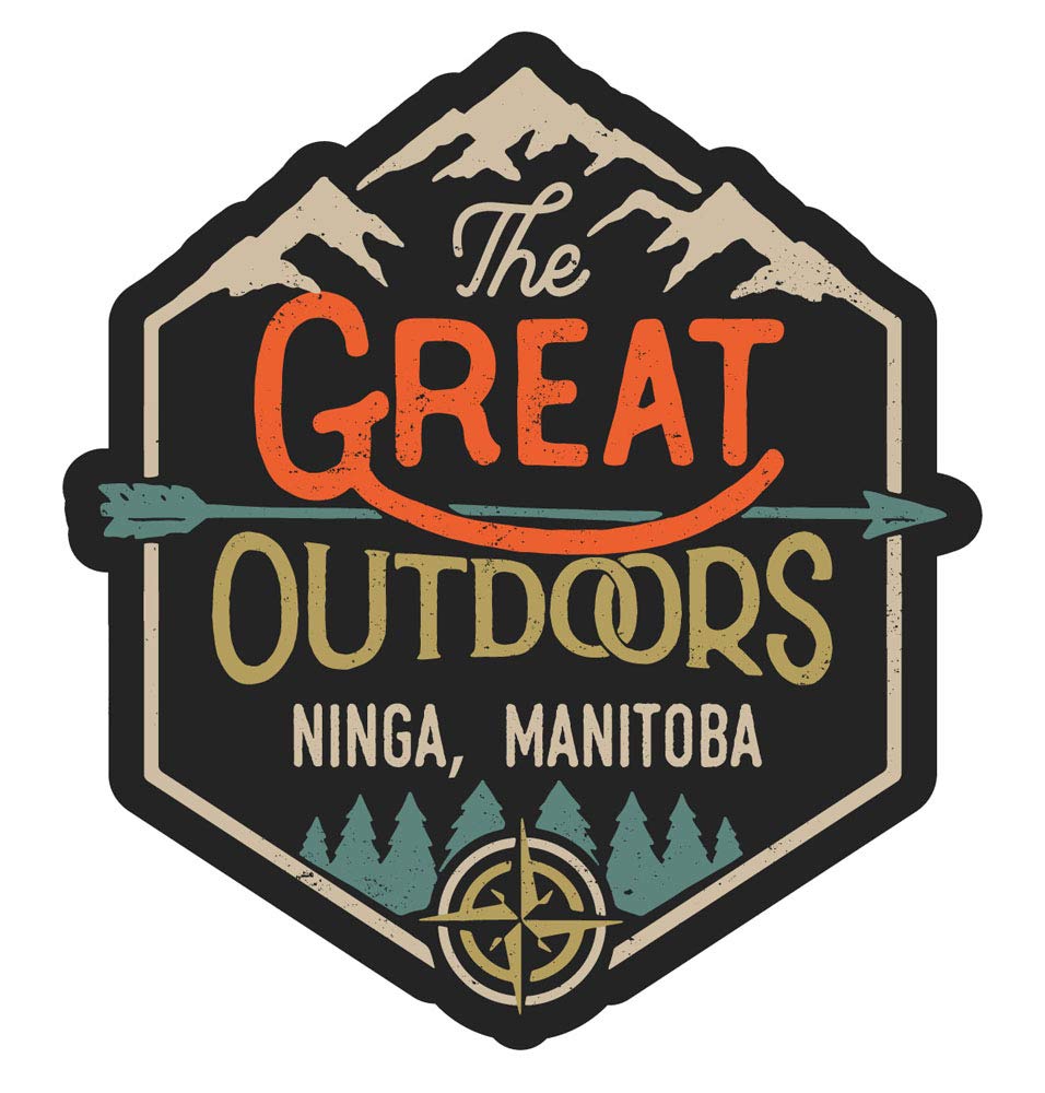 Ninga Manitoba The Great Outdoors Design 4-Inch Fridge Magnet