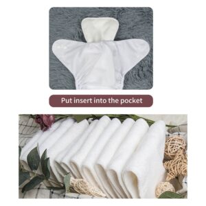 ALVABABY Baby Cloth Diapers One Size Adjustable Washable Reusable for Baby Girls and Boys 1 Pack with 2 Inserts B29-2T