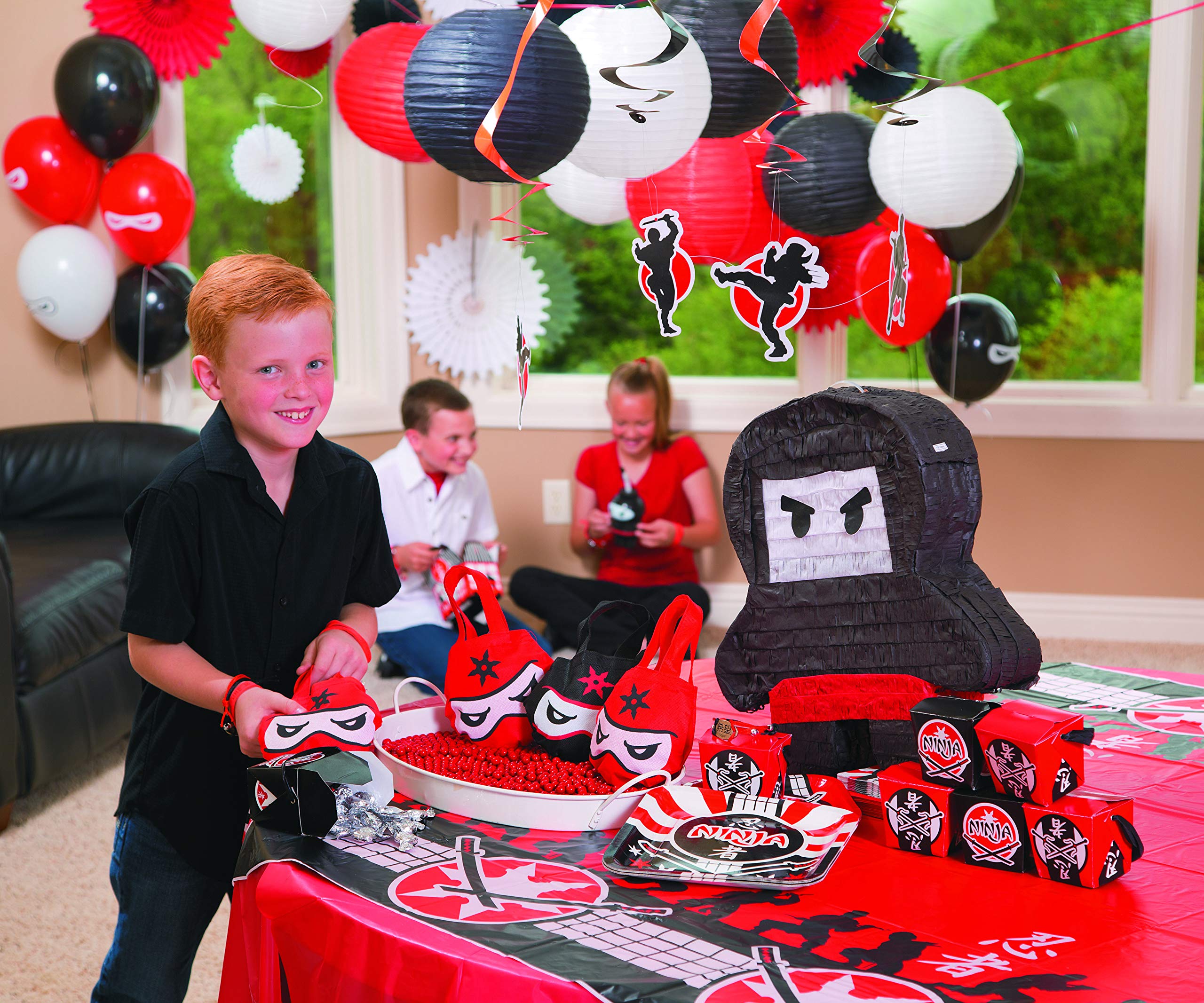 Karate Ninja Pinata - Ninja Warrior Birthday Party Decorations - 16 Inches X 17 Inches - 1 Piece