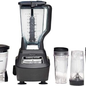 BL770 Mega Kitchen System, 1500W, 72-oz Pitcher, 64-oz. Processor Bowl, (4) Four 16-oz. To-Go Cups