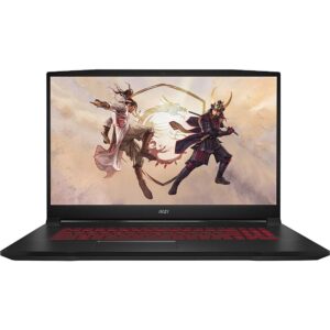 msi katana gf76 11ud gaming laptop, 2023, 17.3" 1920 x 1080 144 hz, intel core i7-11800h 8-core, nvidia geforce rtx 3050 ti 4gb, 16gb ddr4, 2tb ssd, windows 10 home, backlit keyboard, black