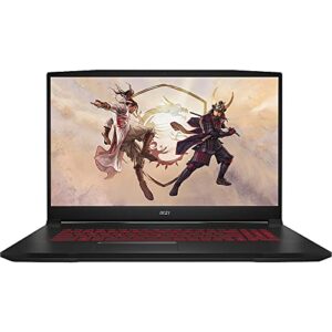 MSI Katana GF66 12UE Gaming Laptop, 15.6" 1920 x 1080 144 Hz, Intel Core i7-12700H 14-Core, NVIDIA GeForce RTX 3060 6GB, 32GB DDR4, 1TB SSD, Windows 10 Home, Backlit Keyboard, Black